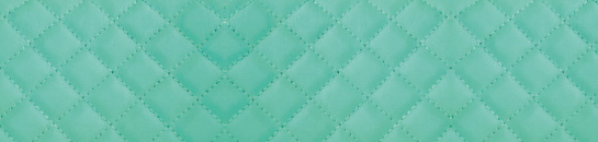 A turquoise stitch quilted leather effect printed glass kitchen splashback to add colour and warmth to your kitchen or living room. This cool looking quilted leather effect printed glass kitchen splashback will certainly compliment a light coloured kitchen.